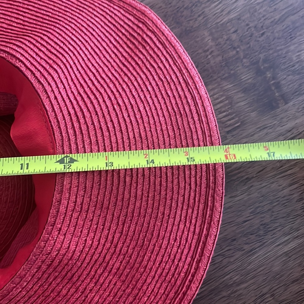 Croft & Barrow red floppy hat‎ - Picture 7 of 10